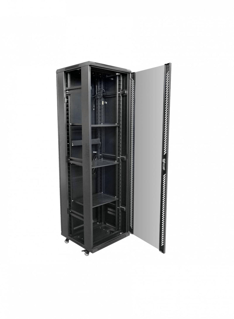 LINKMADE Rack Vidrio 42U 600mm Profundidad PDU Clickbox