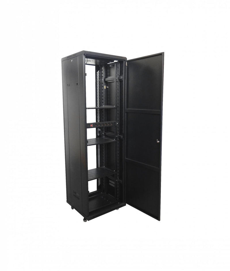 LINKMADE Rack Vidrio 42U 600mm Profundidad PDU Clickbox