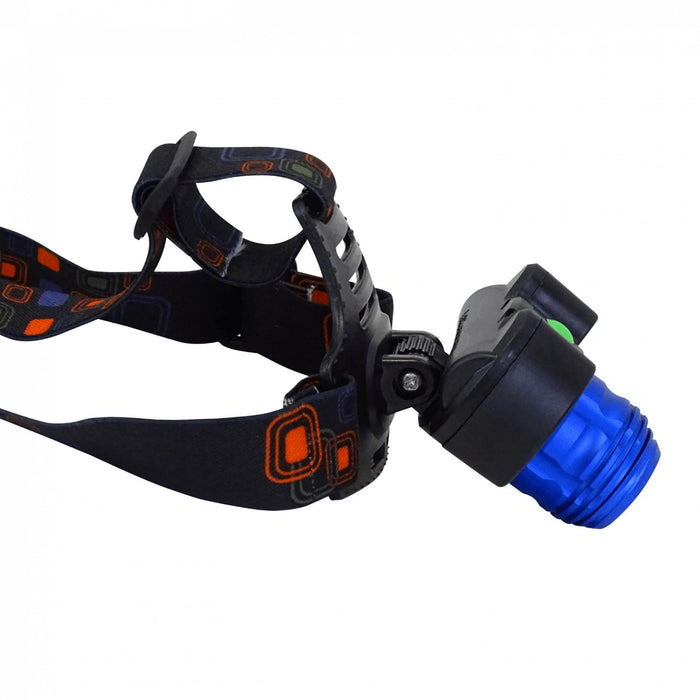 Linterna LED Recargable 3-LEDs Cintillo Cabeza b. Clickbox