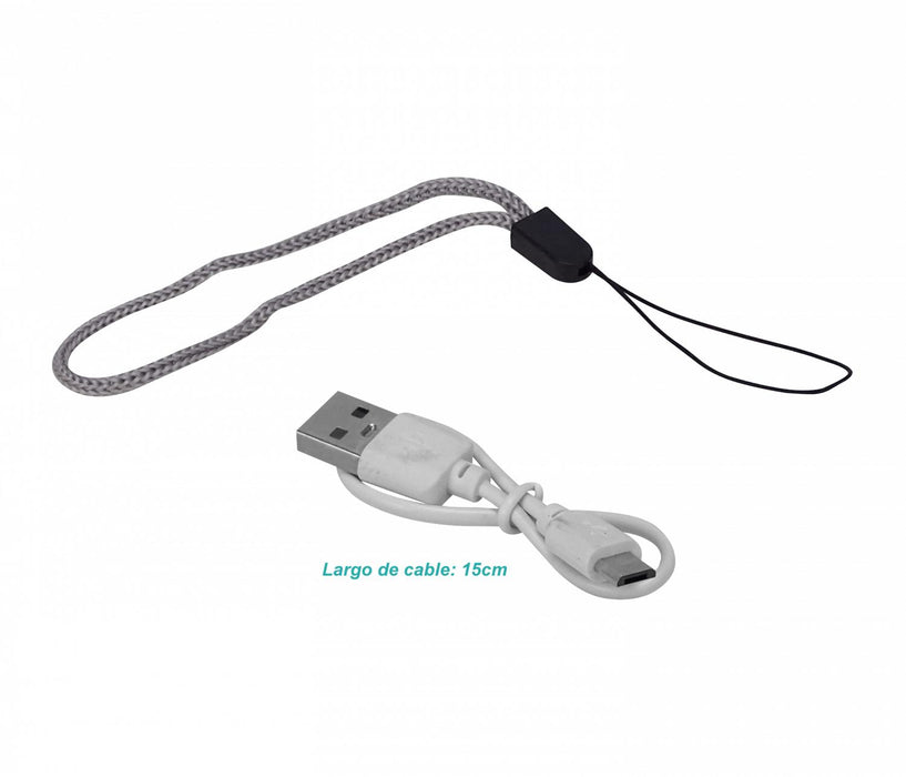 Linterna LED Recargable USB 6W Sellada Clickbox