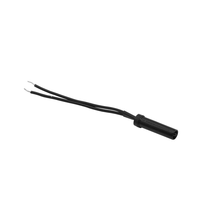Luz piloto LED naranja 250V, base negra, 7mm de Clickbox