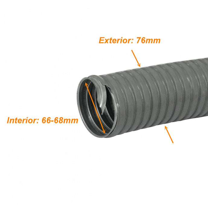 Manguera Flexible Metálica Cubierta PVC Clickbox