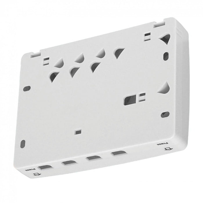 Manguito rectangular para caja blanca Clickbox