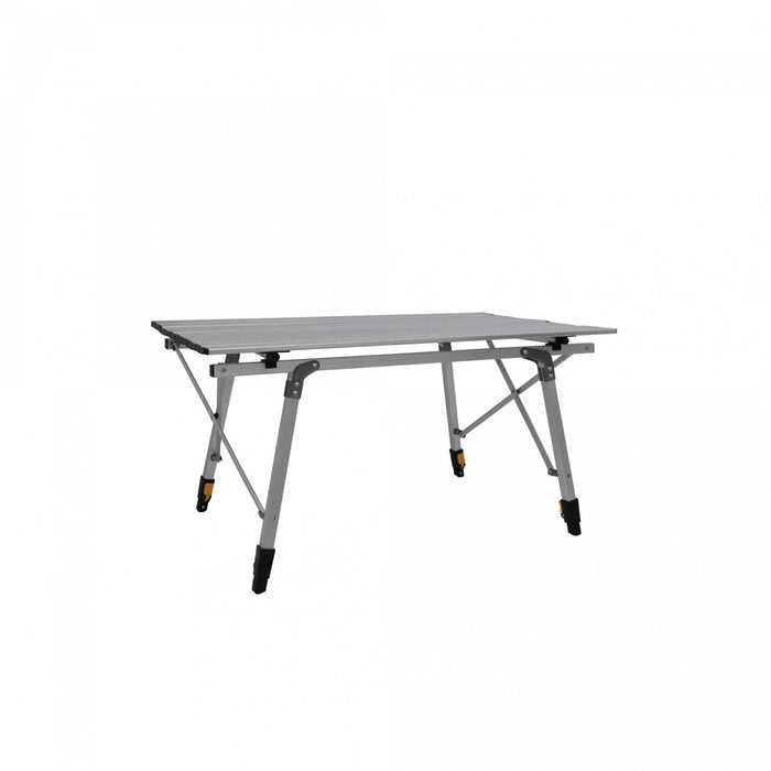 Mesa Plegable Aluminio 90x51cm Altura Ajustable Clickbox