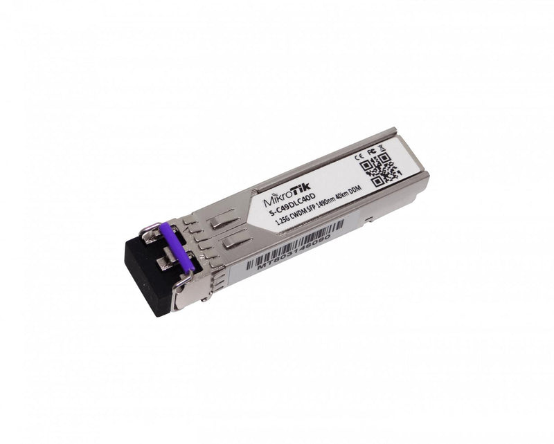 Módulo SFP MIKROTIK 1490nm 1,25G SM 40km 2-LC DDM Clickbox