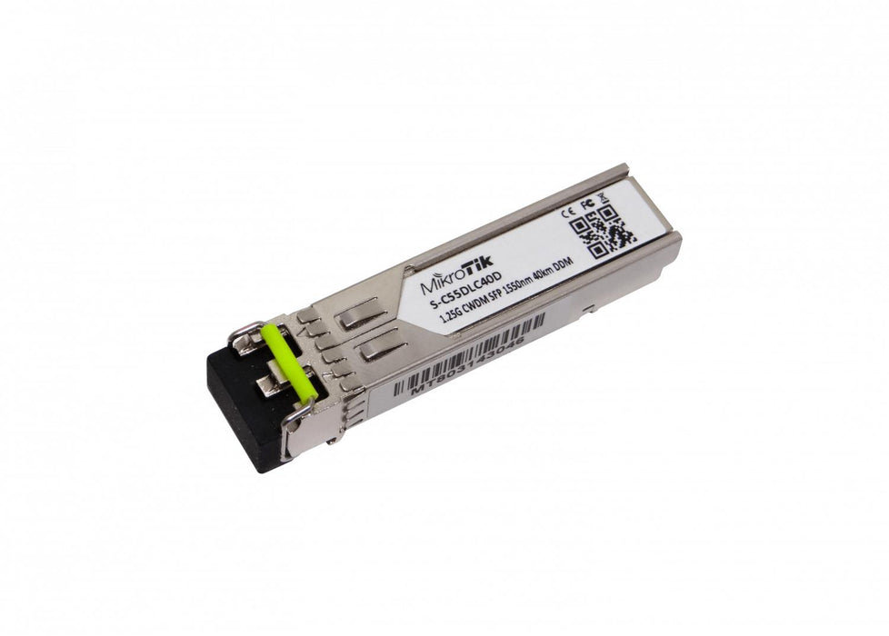 Módulo SFP MIKROTIK 1550nm 1,25G SM 40km Clickbox