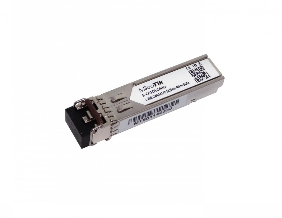 Módulo SFP MIKROTIK 1610nm 1,25G SM 40km 2-LC DDM Clickbox