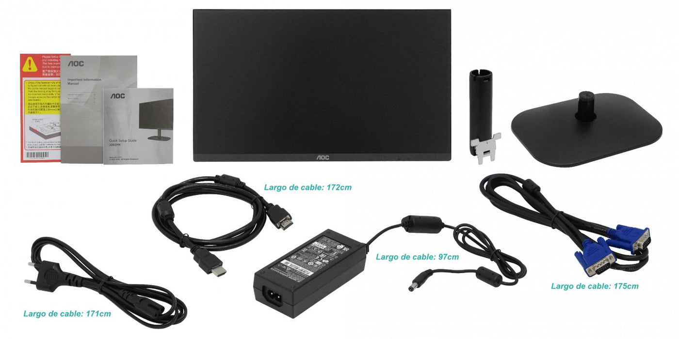 Monitor AOC 21,5" Full HD 75Hz HDMI/VGA VA Clickbox