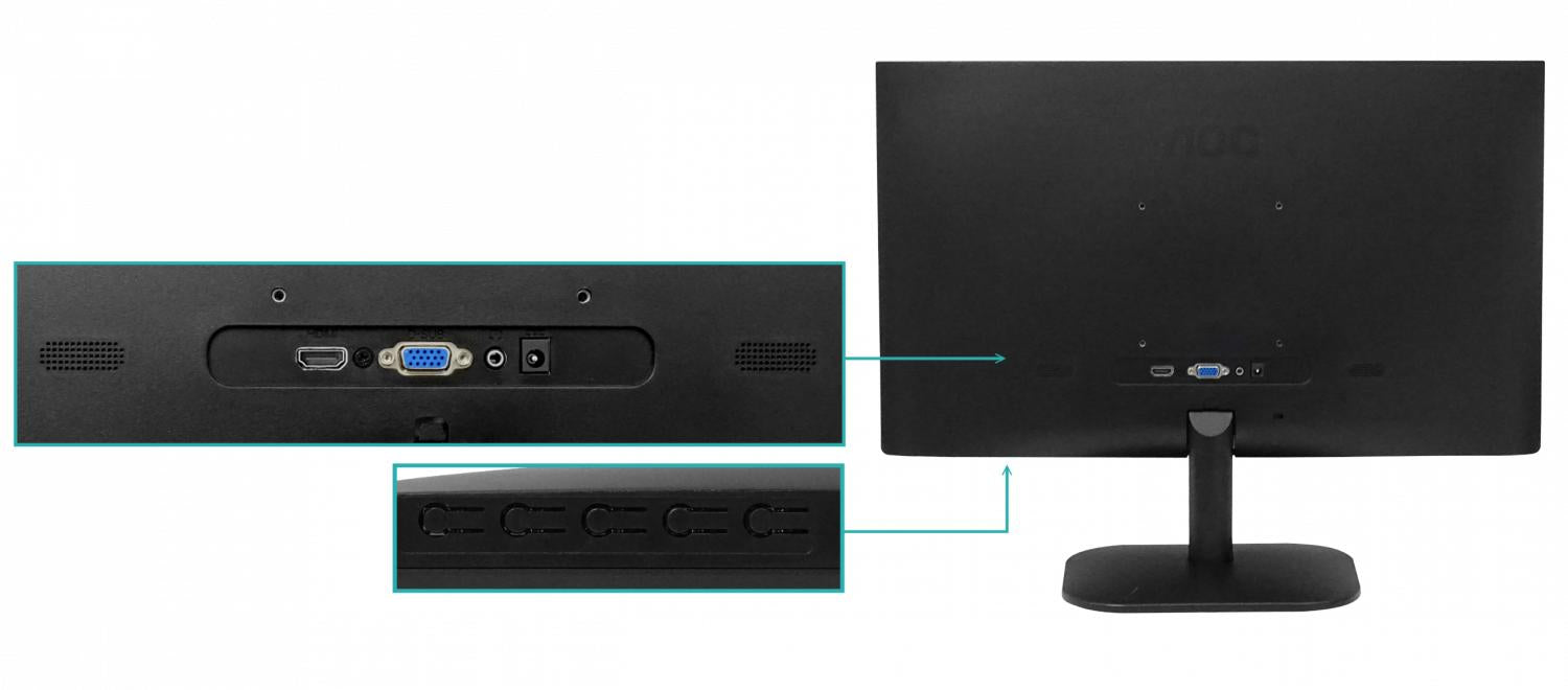 Monitor AOC 21,5" Full HD 75Hz HDMI/VGA VA Clickbox