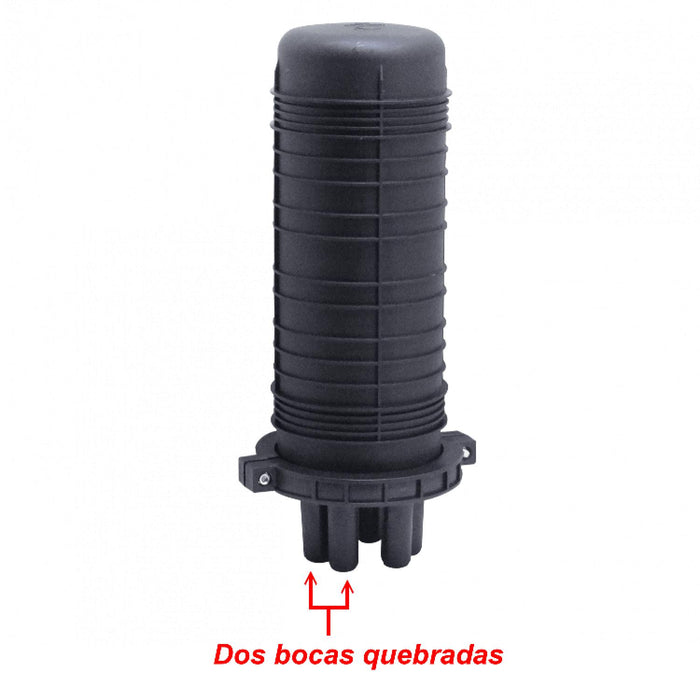 Mufa de fibra óptica con 48 empalmes Clickbox