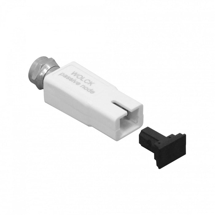 Nodo Pasivo Coaxial a Fibra Óptica SC/APC F-Macho Clickbox