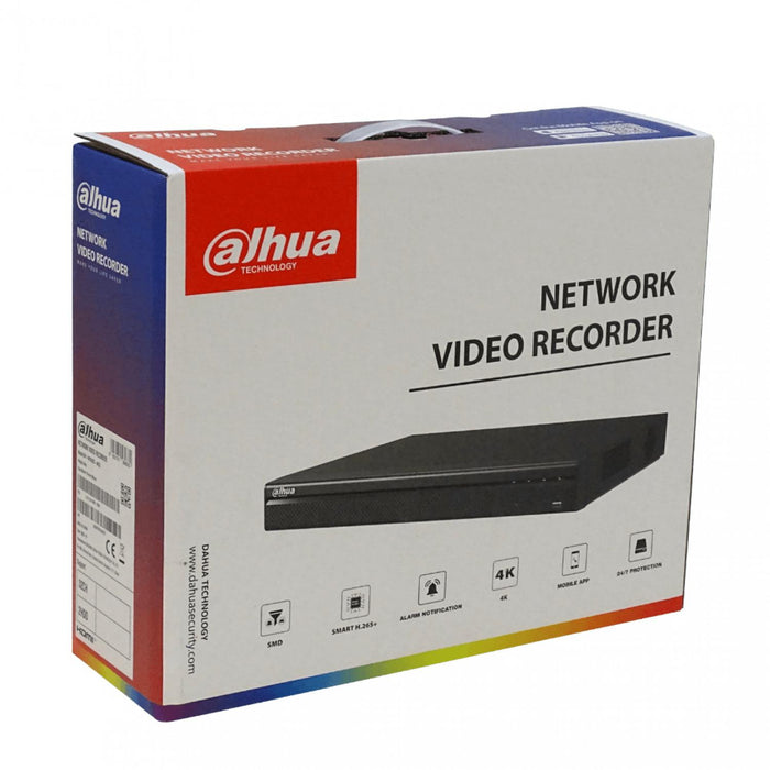 NVR DAHUA 32-IP Lite 8mp-4K HDMI VGA RCA USB Clickbox