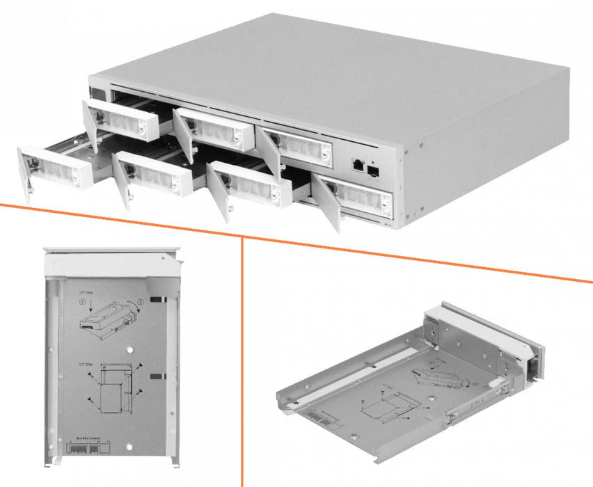 NVR UBIQUITI 7xHD-RAID 1-1000 1-SFP+10G 2U-Rack Clickbox