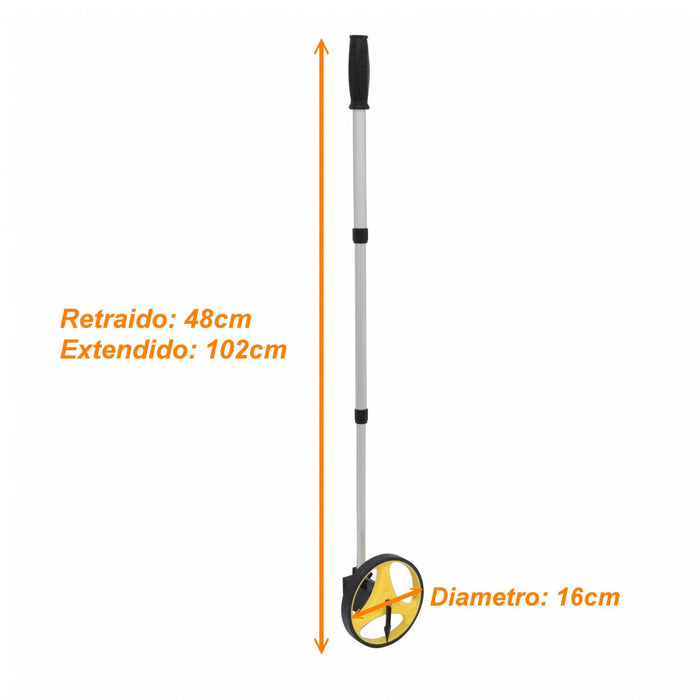 Odómetro digital para medir distancias sin Clickbox