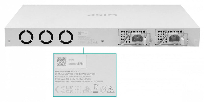 OLT UBIQUITI 8-GPON+10G 4-SFP28-25G Clickbox