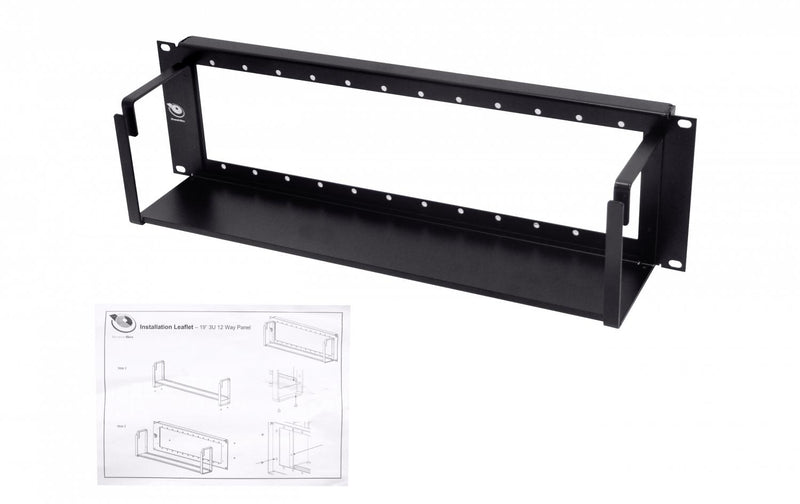 Panel ODF Fibra Óptica 12 Puertos 3U Clickbox