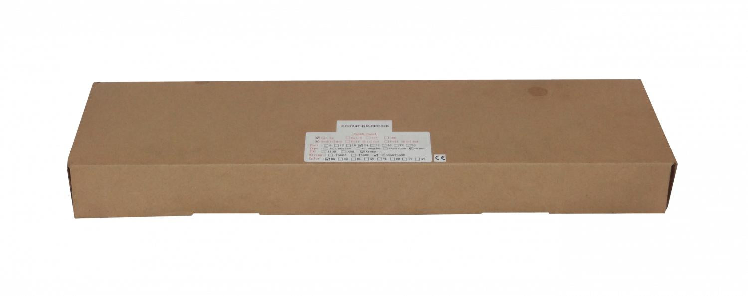 Panel de Parcheo Cat5e UTP 24 Puertos RJ45 Clickbox