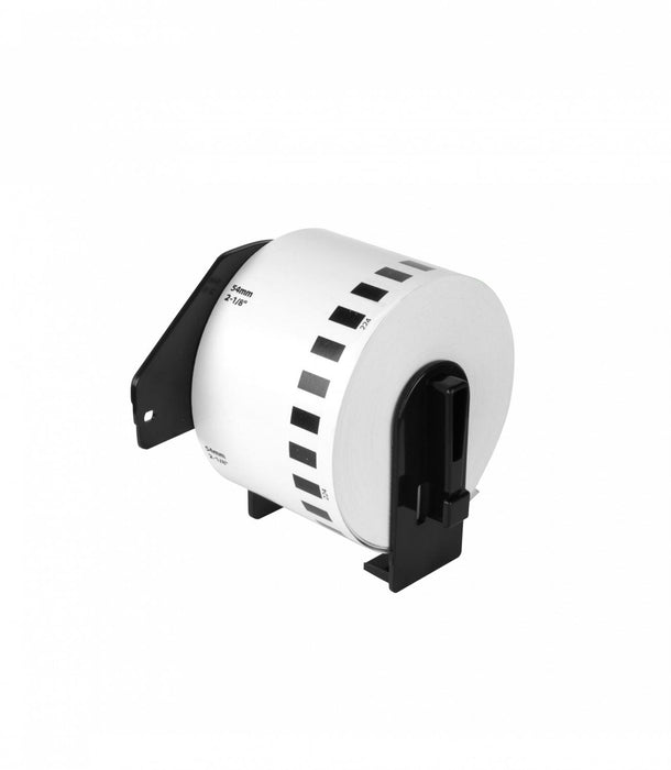 Papel térmico Brother 54mm x 30,4mt negro sobre Clickbox