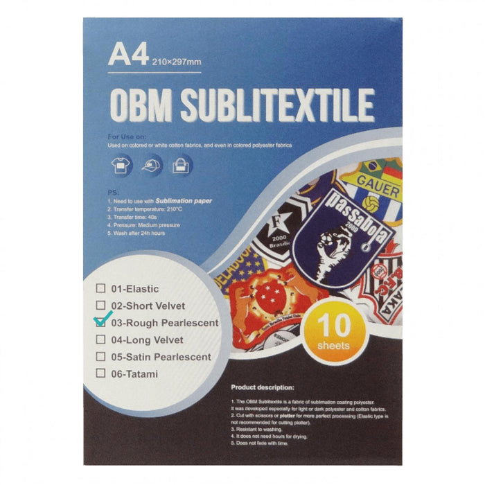 Papel Transfer para Estampado en Tela A4 Clickbox