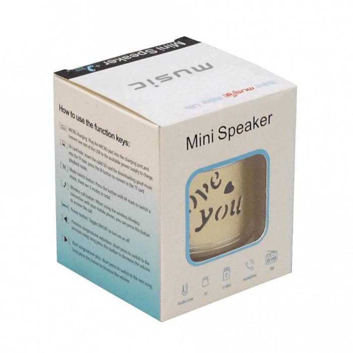 Parlante Bluetooth recargable con múltiples Clickbox