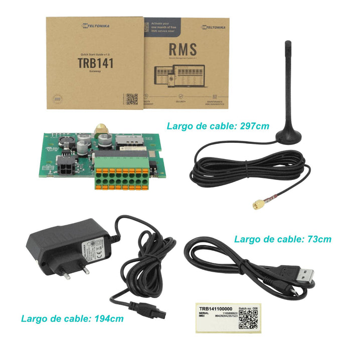 Pasarela 4G/LTE-Cat1 con GPIO TELTONIKA para Clickbox