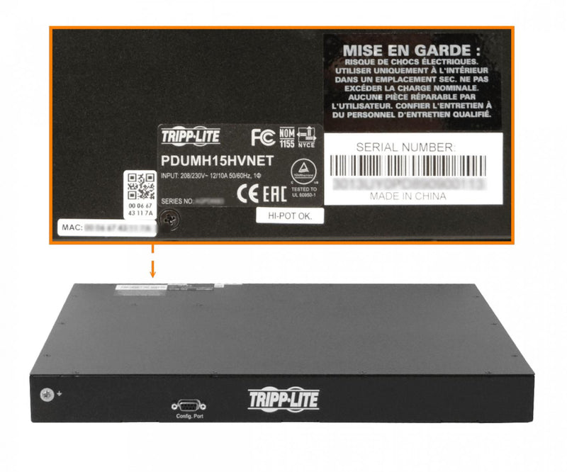 PDU Ethernet 8 Tomas C13 1 Tomas C14 1 Tomas DB9 Clickbox