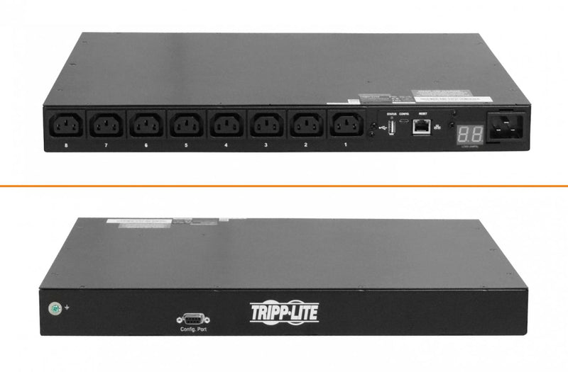PDU TRIPPLITE 8-Enchufes IP 8-C13 1-C20 LAN USB Clickbox