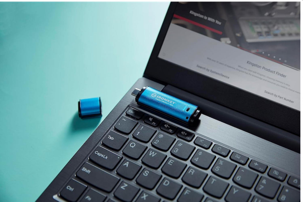 Pendrive encriptado Kingston 32GB USB-C AES-256 Clickbox