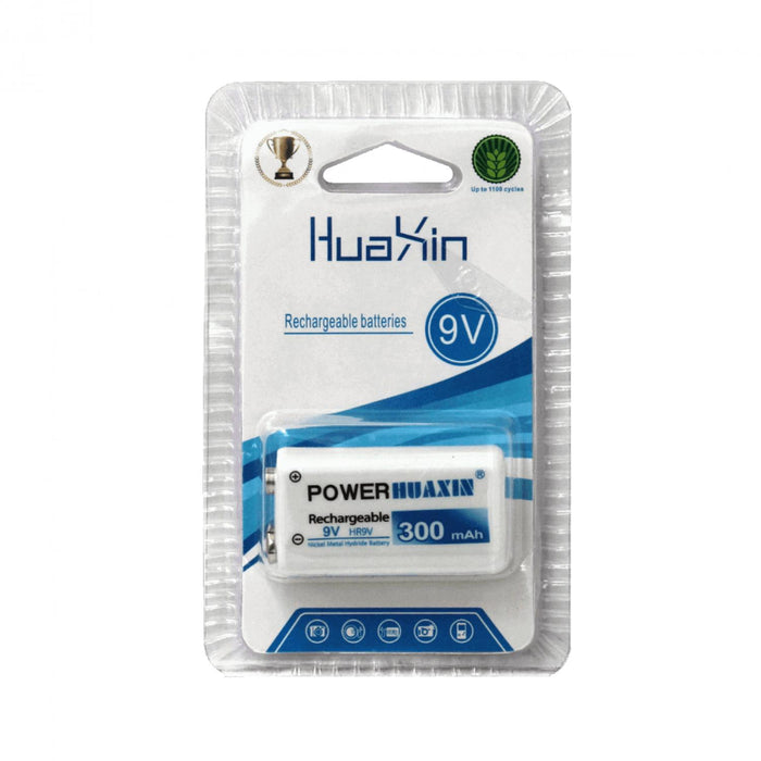 Pila recargable 9V 300mAh Ni-MH HR9V Clickbox