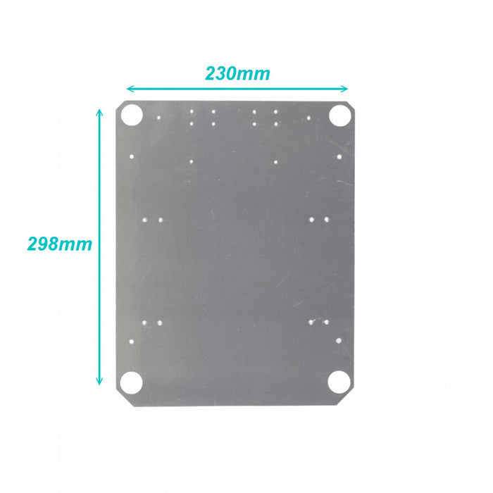 Placa Aluminio 2mm para Caja NP1411 Clickbox