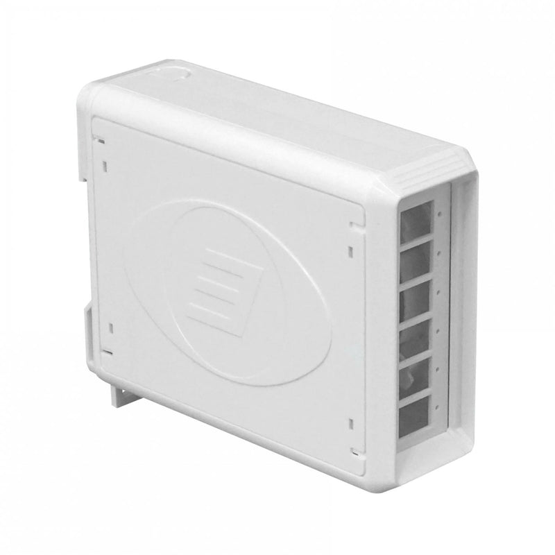 Placa DIN 6 para Riel-DIN con 2 Placas Clickbox