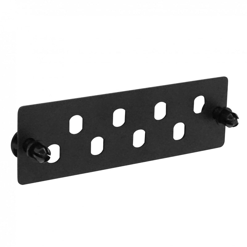 Placa de fibra óptica 8-ST 8-FC para montaje en Clickbox