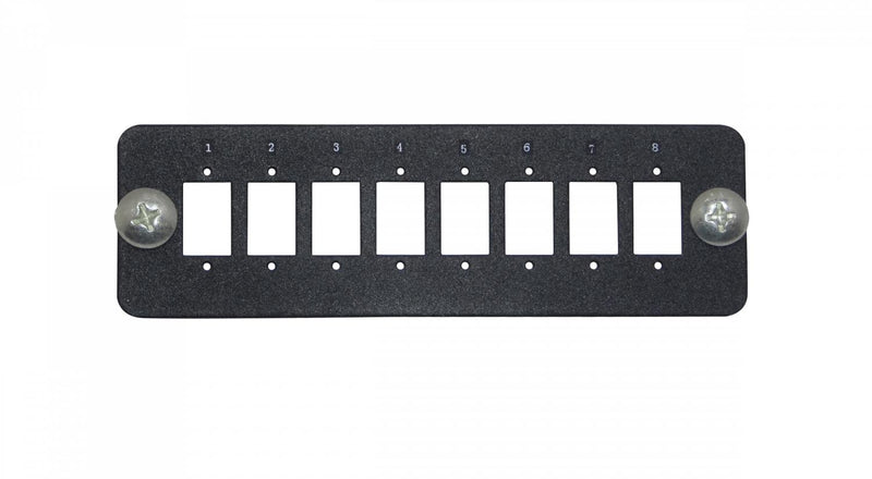 Placa de fibra óptica para montaje en rack Clickbox