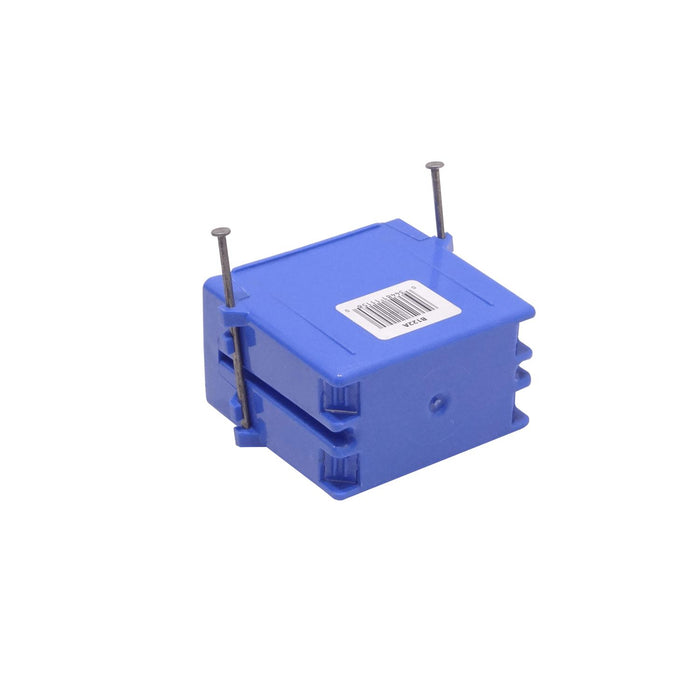 Placa frontal azul Carlon para caja de montaje en Clickbox