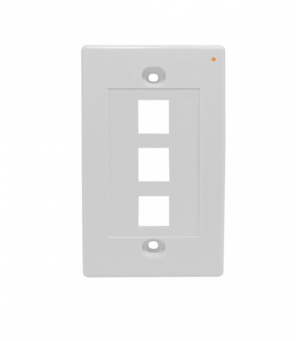 Placa Vertical 3 Keystone Blanco Clickbox