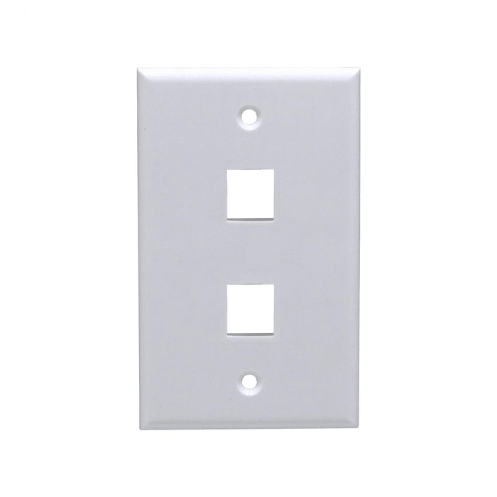 Placa Vertical Blanco 70x114mm Keystone Clickbox