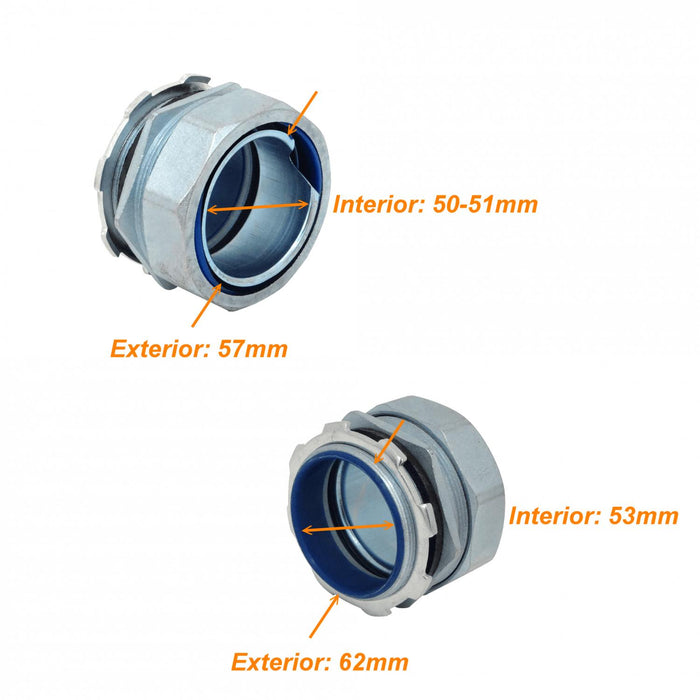 Prensa estopa Metalico 63mm IP65 Flexible Clickbox