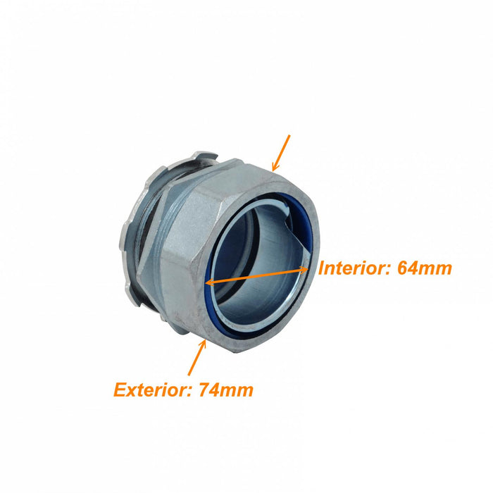 Prensa estopa Metalico 63mm IP65 Flexible Clickbox