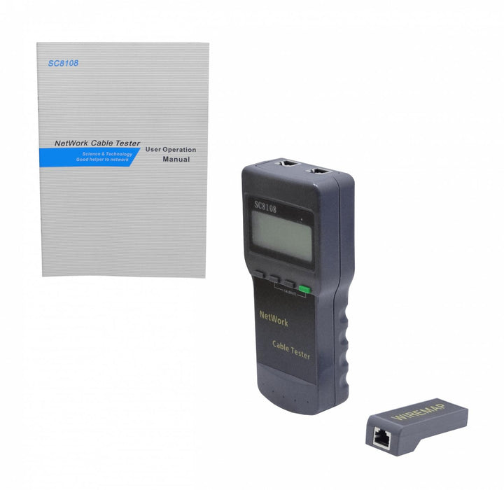 Probador Red UTP RJ45 con Pantalla LCD Clickbox