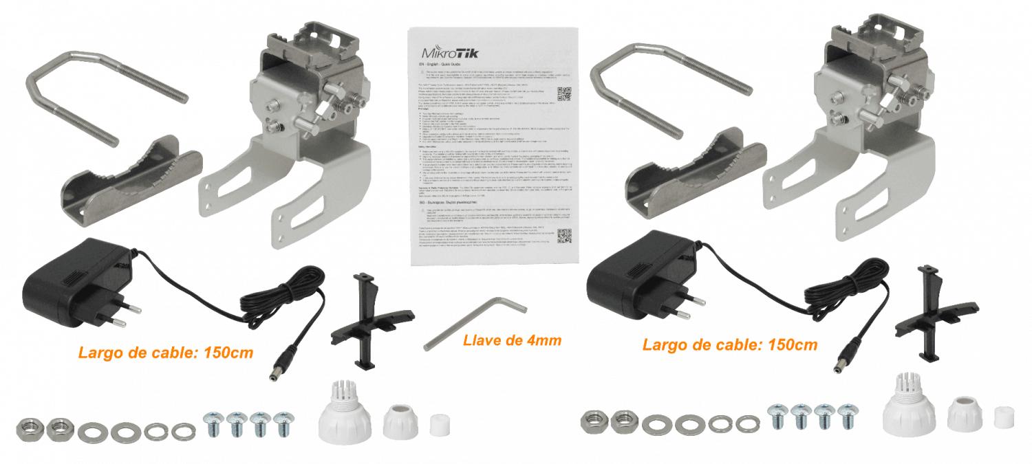 Puente inalámbrico 60GHz 802.11ad MikroTik Clickbox