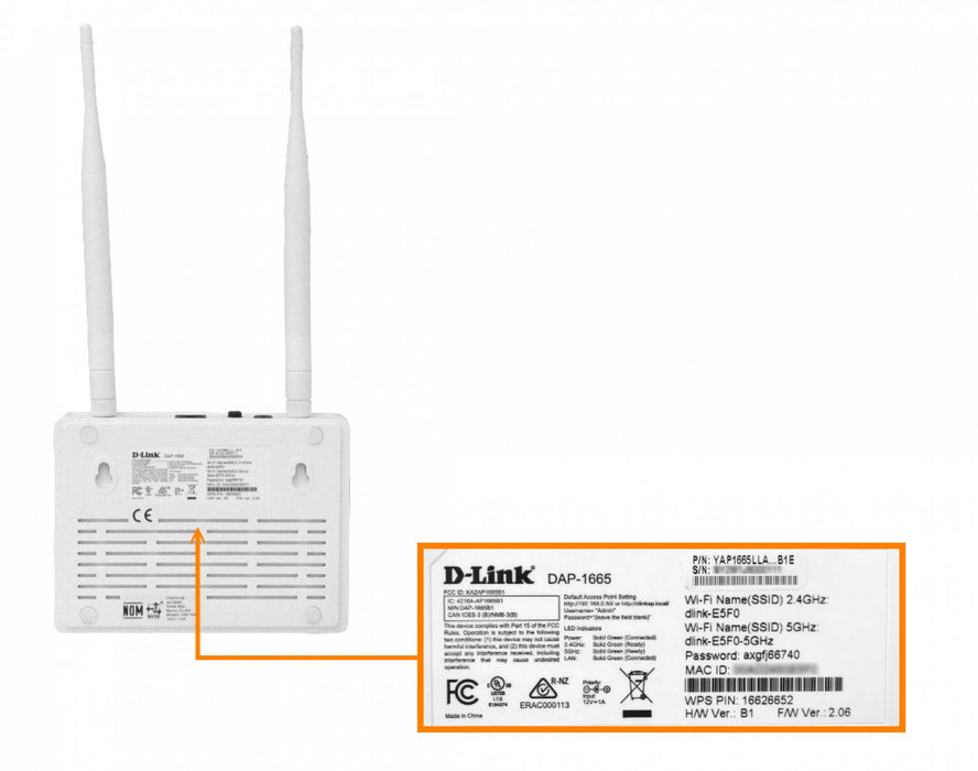 Punto de Acceso D-LINK AC1200 para Clickbox
