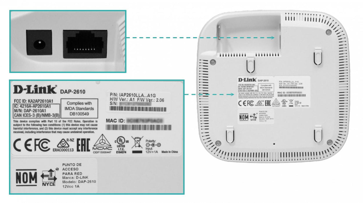 Punto de Acceso D-LINK de Doble Banda Wave2 Clickbox