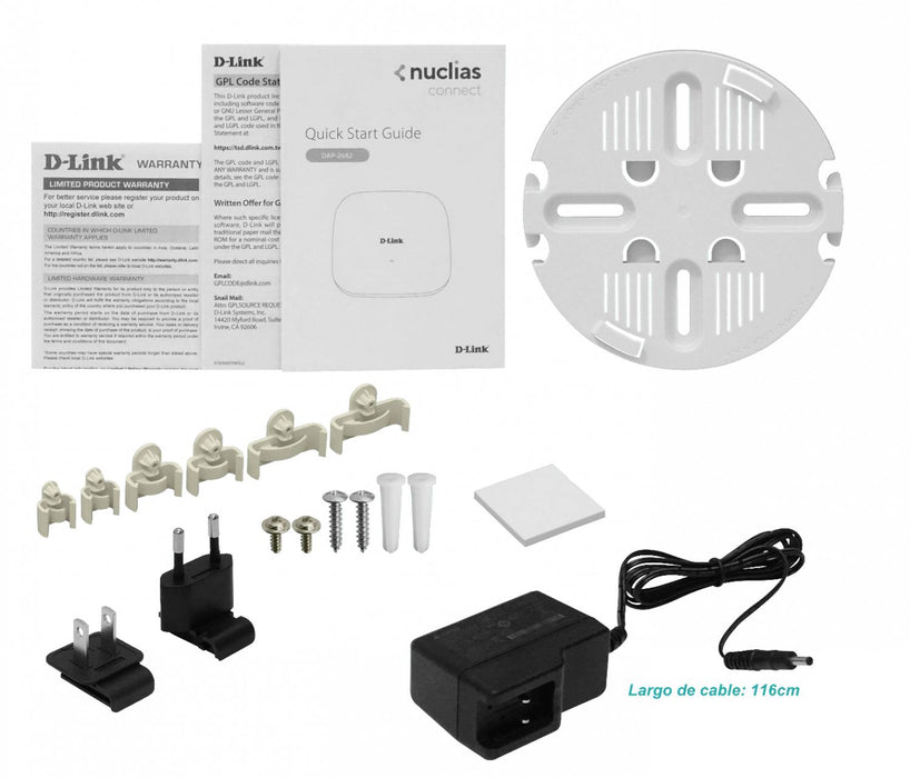Punto de Acceso D-LINK Wave2 2,4GHz-600 5GHz-1700 Clickbox