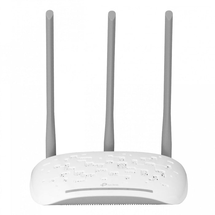 Punto de acceso TP-LINK con 3 antenas fijas y Clickbox