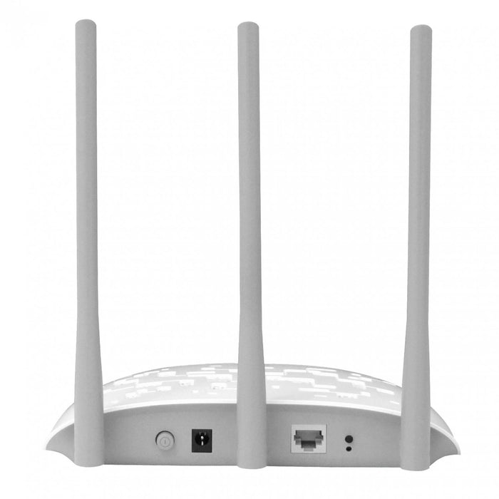 Punto de acceso TP-LINK con 3 antenas fijas y Clickbox