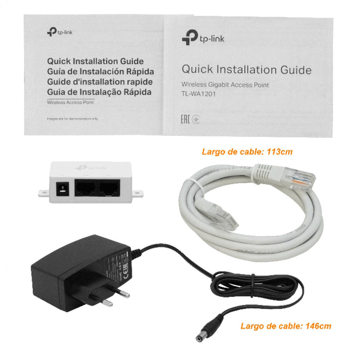 Punto de Acceso TP-LINK 4 Antenas Fijas 1-1000 Clickbox