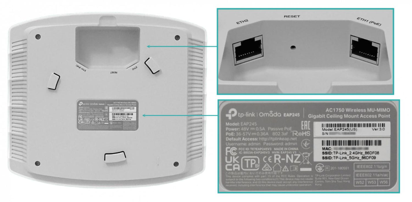 Punto de Acceso TP-LINK AC1750 de Doble Banda Clickbox