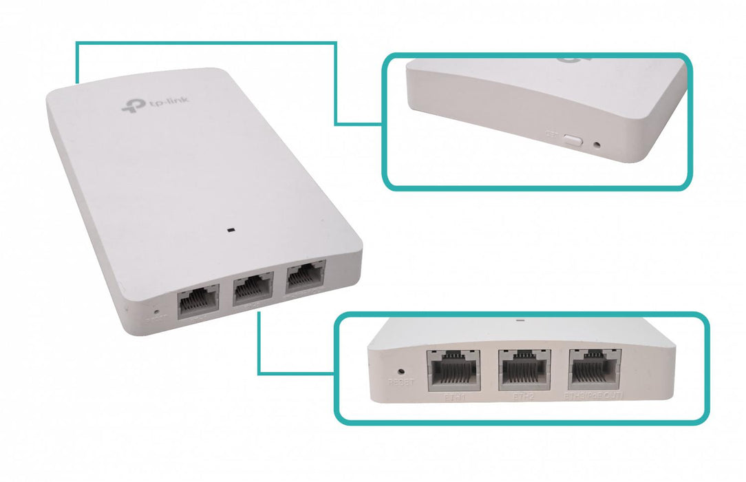 Punto de Acceso TP-LINK con PoE-af 2,4/5GHz 4dBi Clickbox