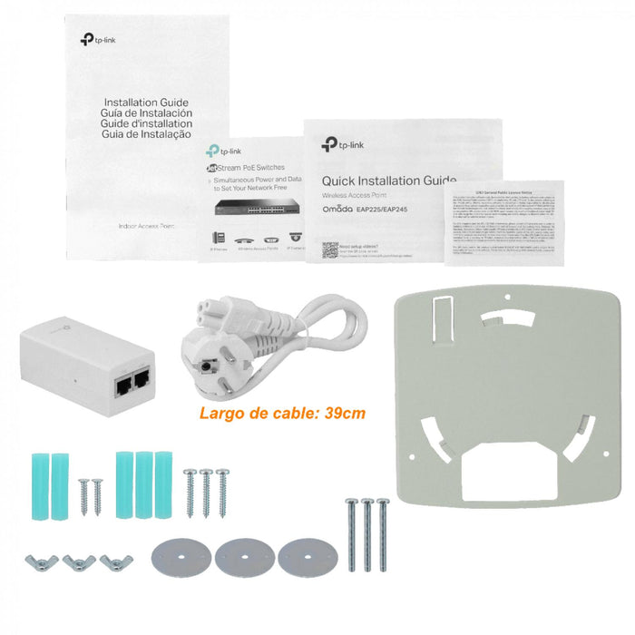 Punto de Acceso TP-LINK Techo 2,4/5GHz 4/5dBi Clickbox