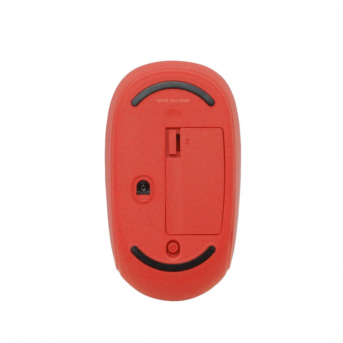 Ratón inalámbrico Microsoft USB Rojo 2,4GHz con Clickbox